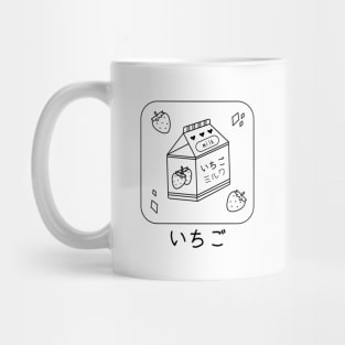 Ichigo Milk (black) Mug